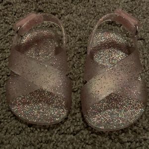 Old Navy infant girl jelly sandals size 2 EUC